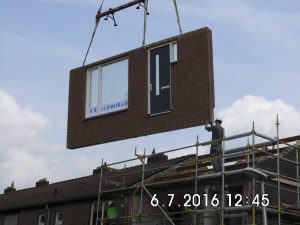 Brickworld, plaatsen gevel Brickworld, plaatsen gevel