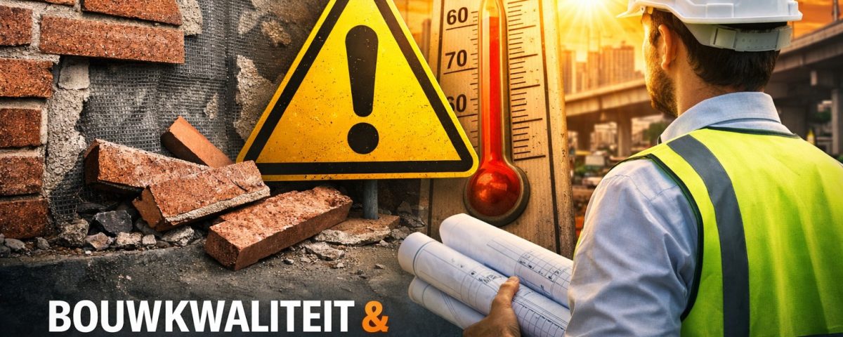 Vocht, hitte en het niet volgen van bouwrichtlijnen zorgt voor onverantwoorde risico's
