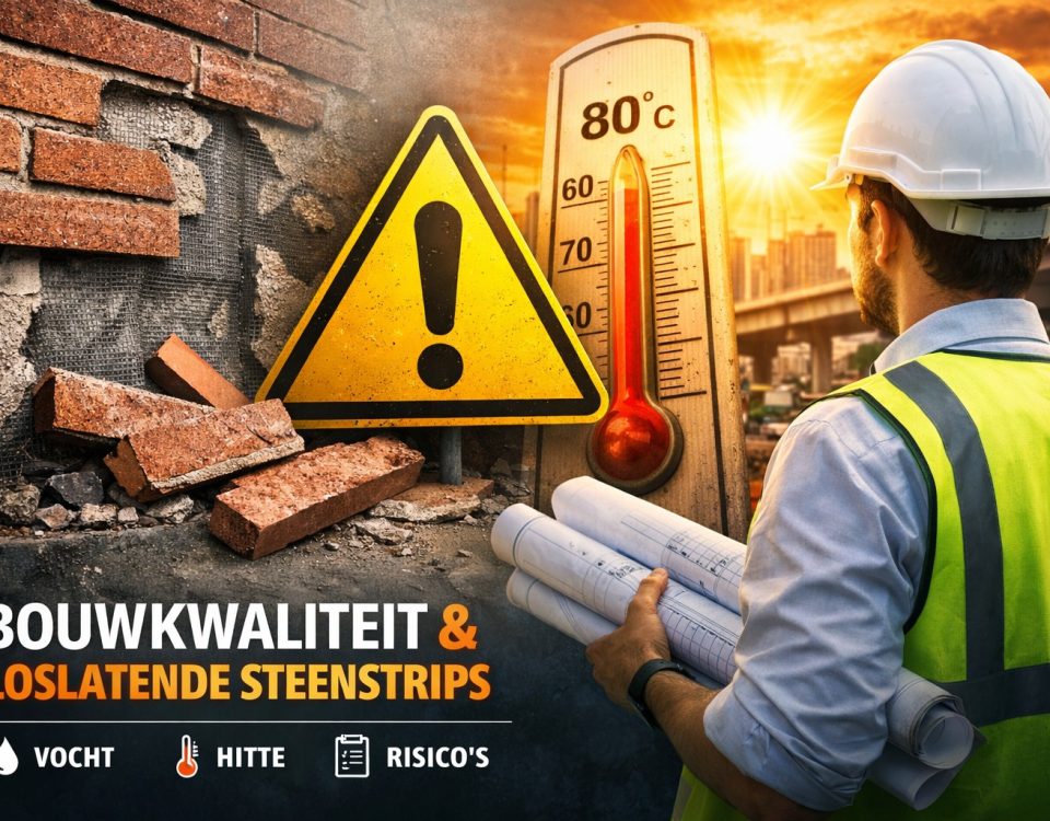 Vocht, hitte en het niet volgen van bouwrichtlijnen zorgt voor onverantwoorde risico's